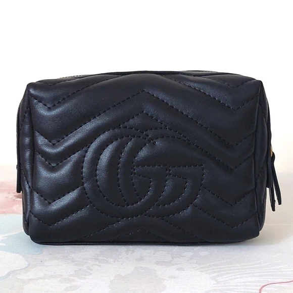 Gucci gg Mormont black leather quilted bag - Picture 3 of 13